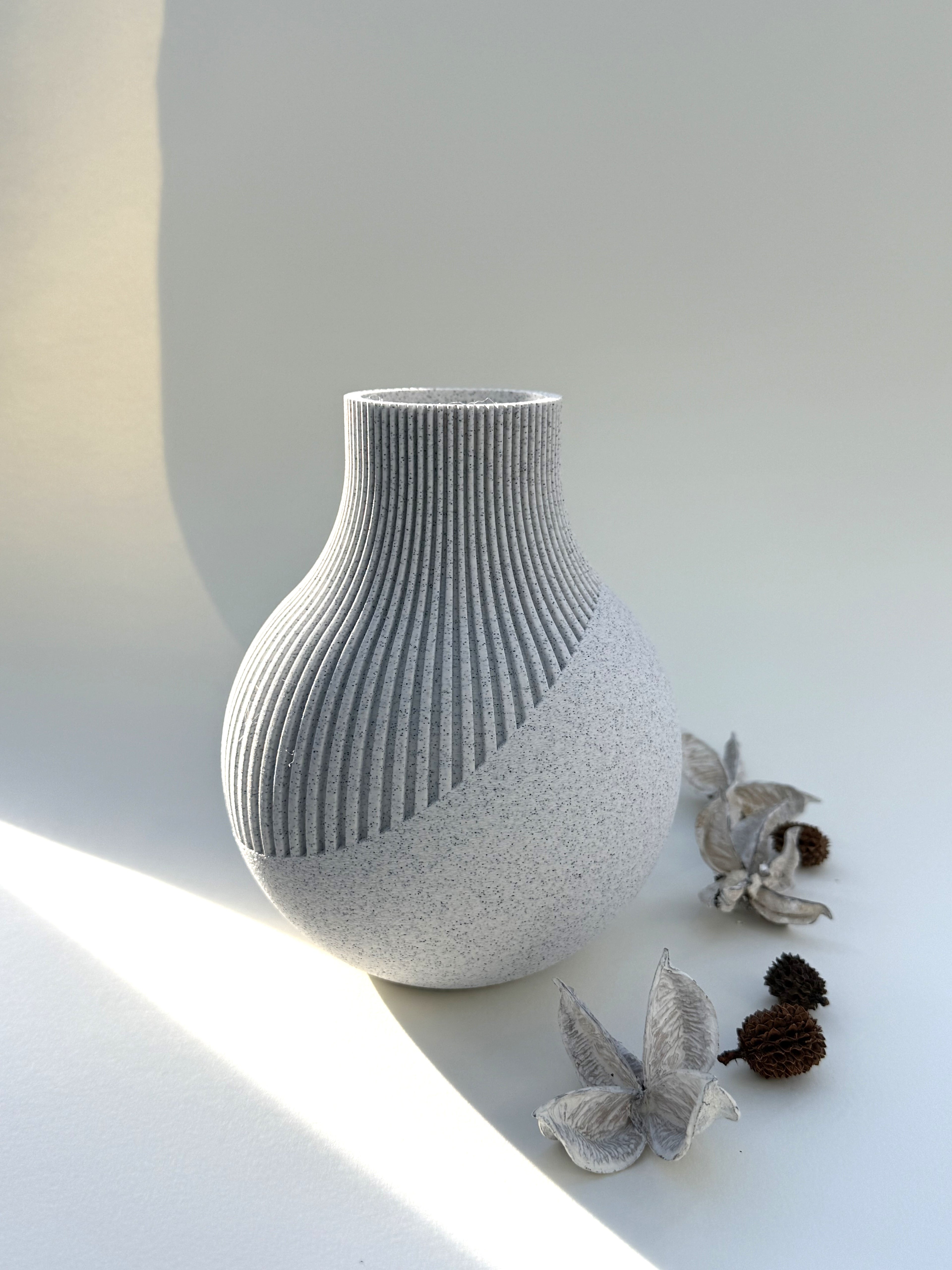 Sculptured Rib Vase
