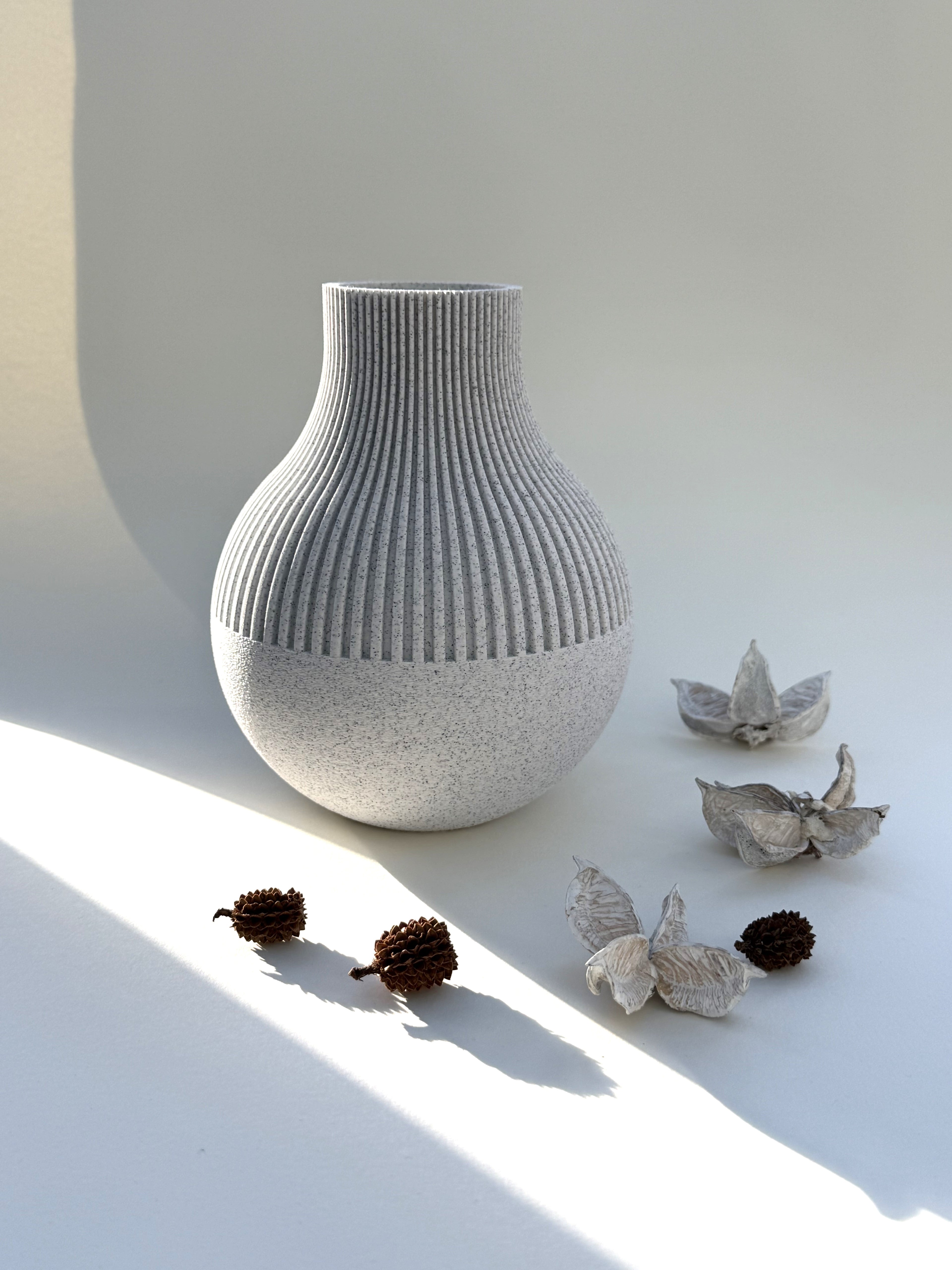 Sculptured Rib Vase